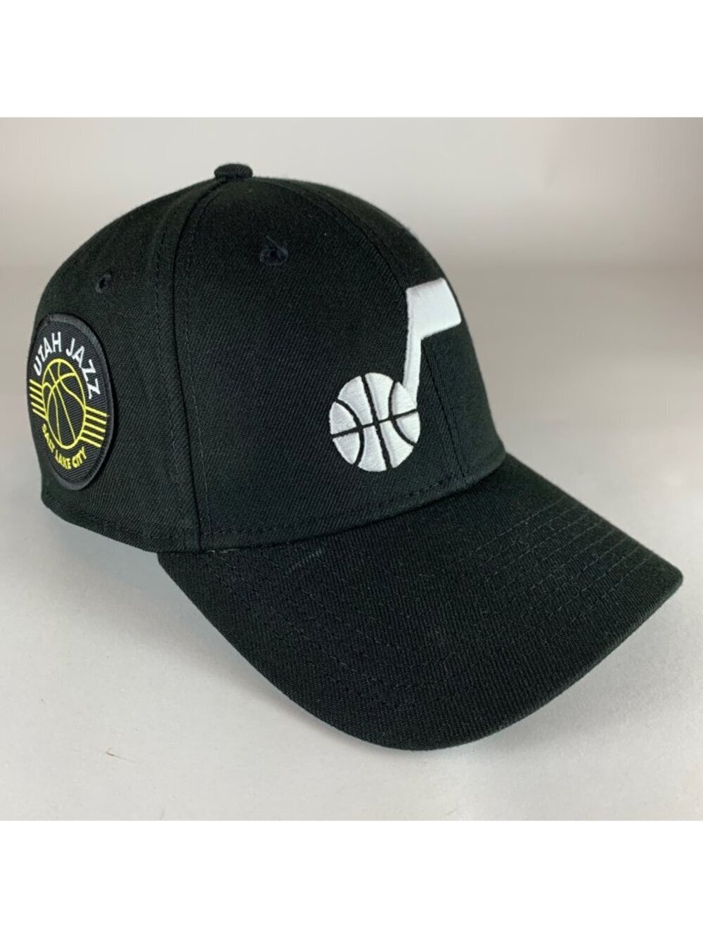 Utah Jazz NBA Black New Era 9Forty Strapback Adjustable Hat